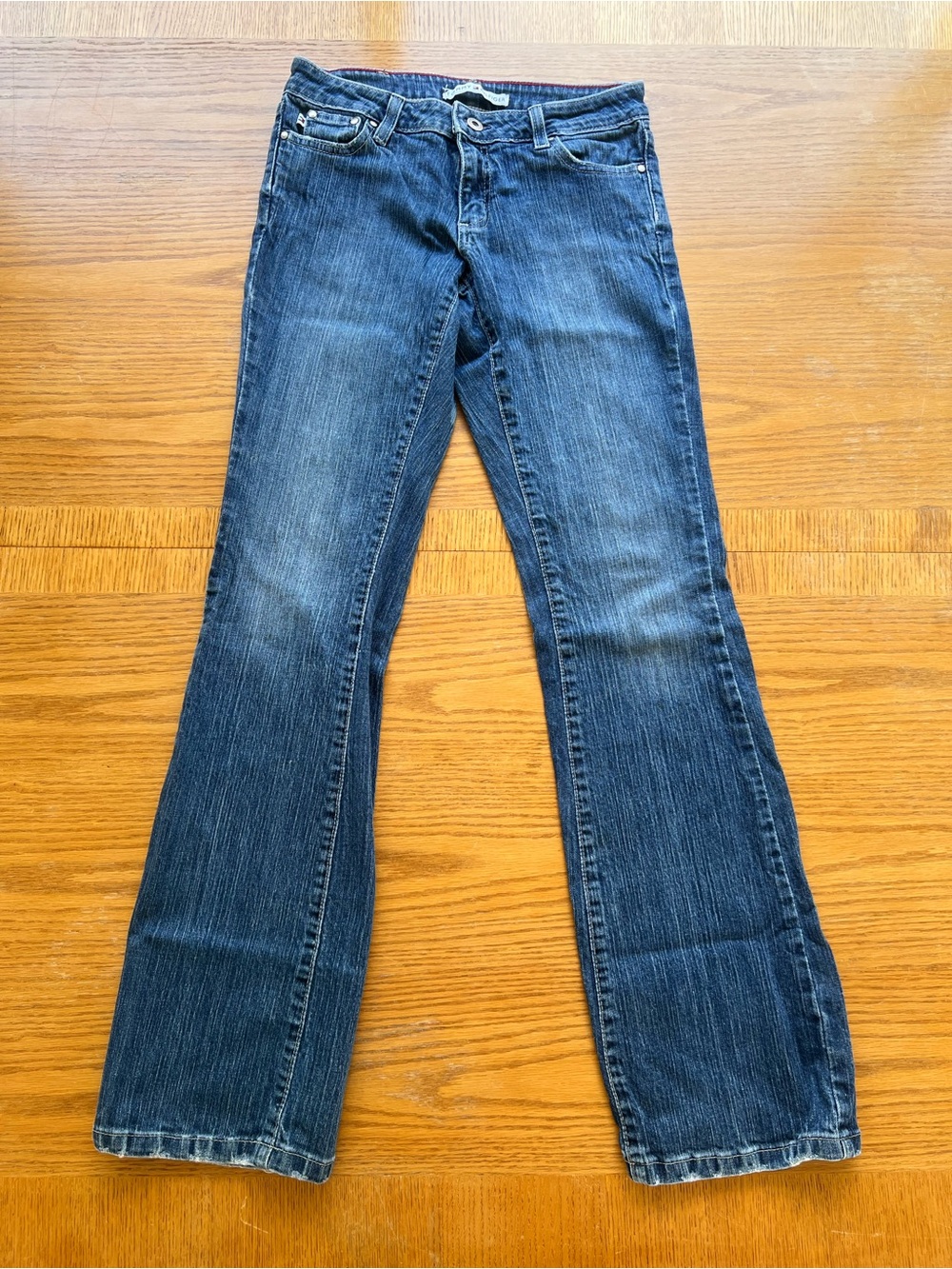 Vintage Fall 2006 Tommy Hilfiger Denim Jeans Women's Size 0 Low Rise Flare Leg